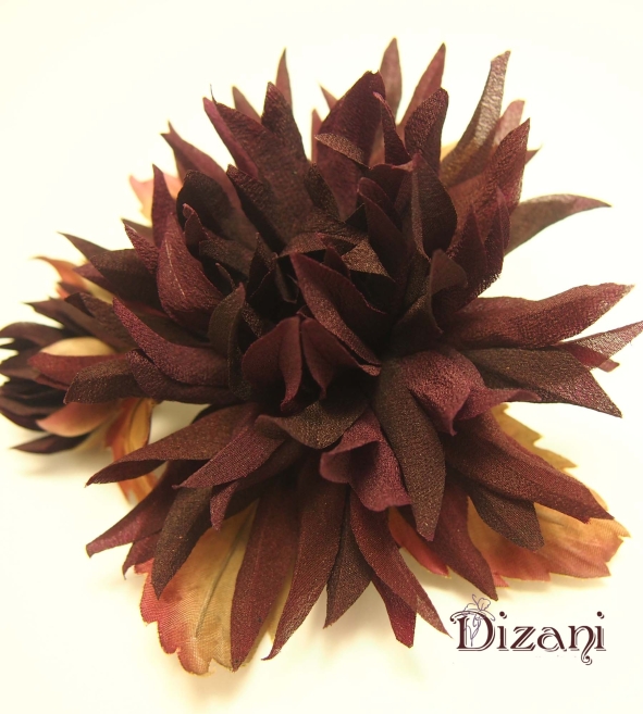 Brooch-Dahlia “Ruby”